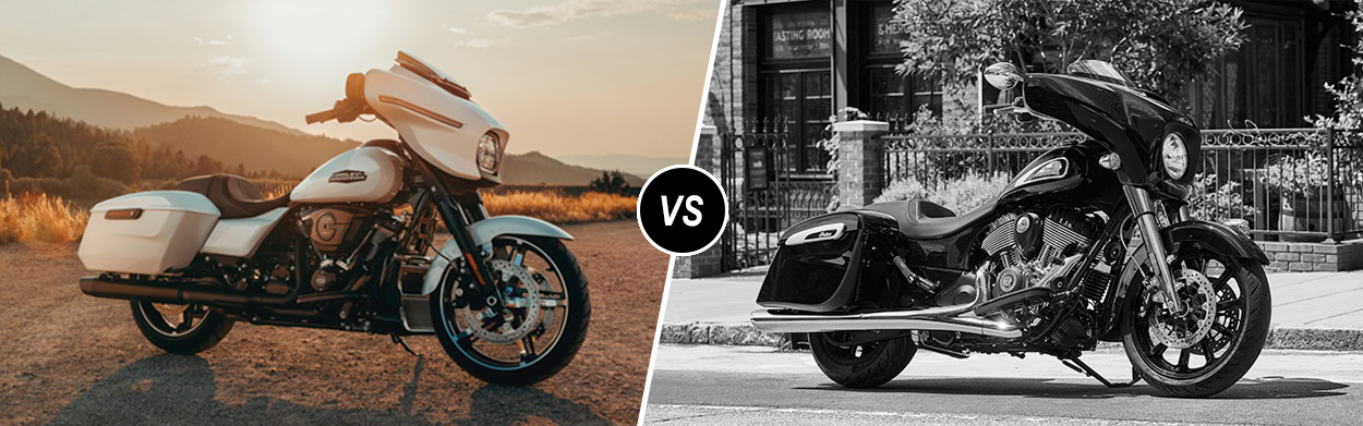 2025 Harley-Davidson® Street Glide® vs 2025 Indian Chieftain near Philadelphia, PA